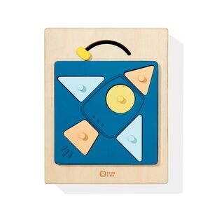 Kiwico Pop Up Rocket Puzzle & Mini Poppie Plush Toy